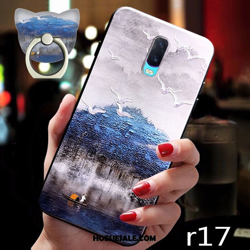 Oppo R17 Hoesje Lovers Lichte En Dun Chinese Stijl Anti-fall Zacht Korting