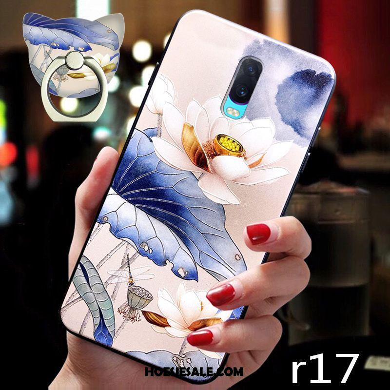 Oppo R17 Hoesje Lovers Lichte En Dun Chinese Stijl Anti-fall Zacht Korting