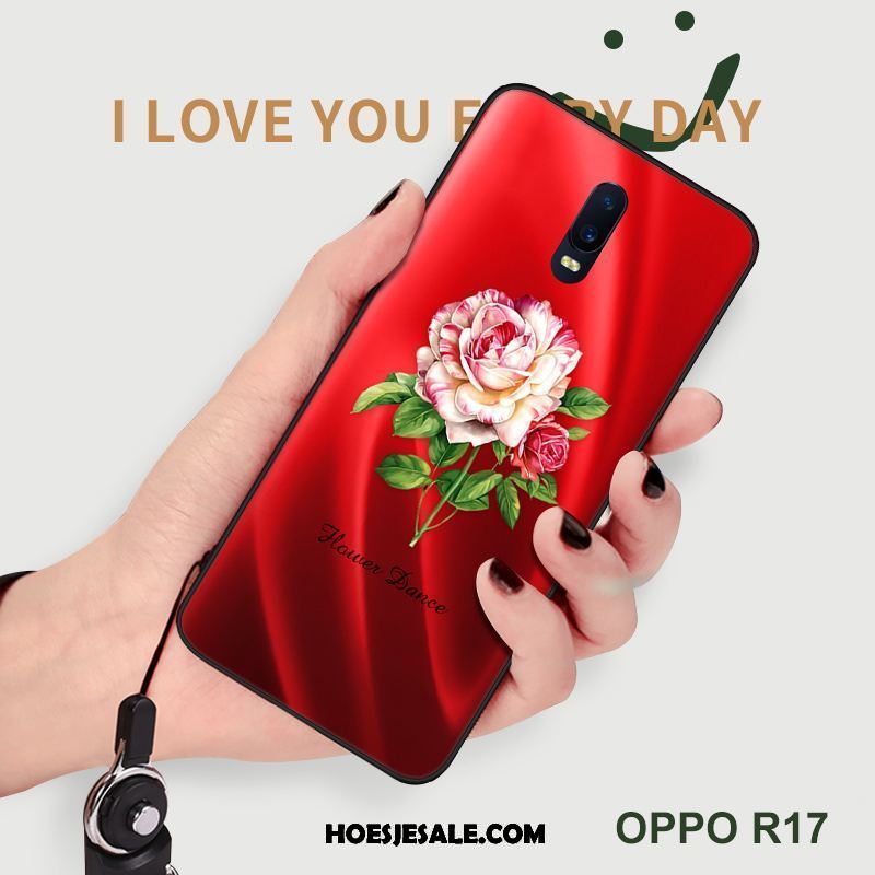 Oppo R17 Hoesje Mobiele Telefoon Rood Geel Nieuw Trend Sale