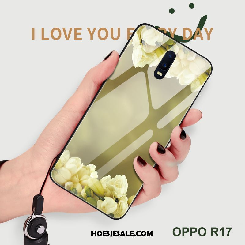 Oppo R17 Hoesje Mobiele Telefoon Rood Geel Nieuw Trend Sale