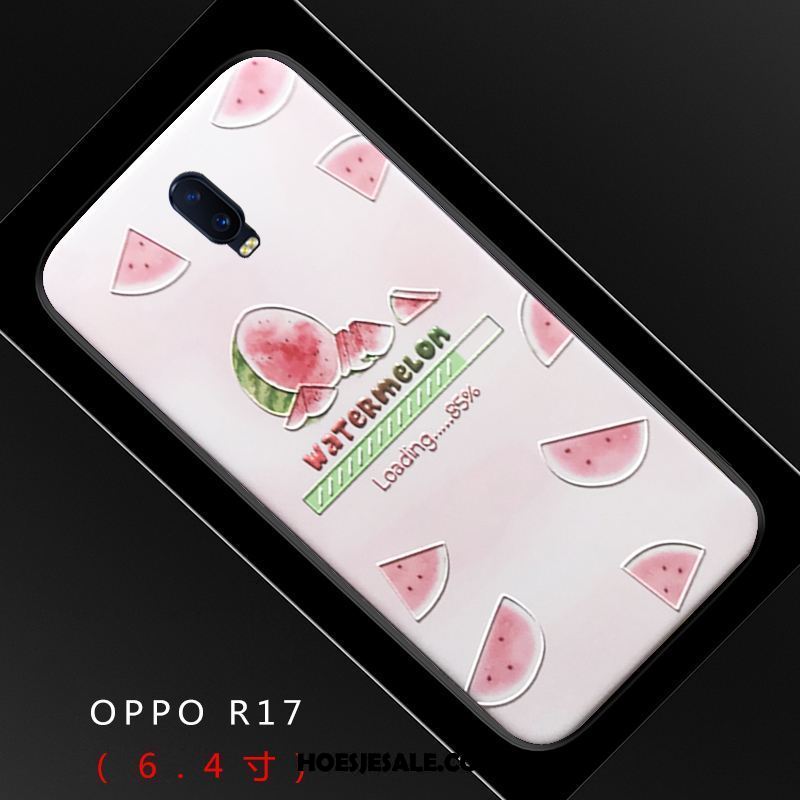 Oppo R17 Hoesje Reliëf Scheppend Vers Siliconen Mooie Kopen