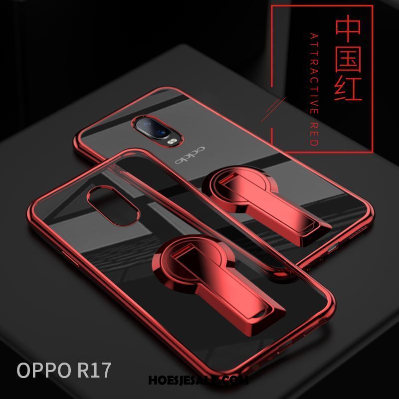 Oppo R17 Hoesje Scheppend Hanger Anti-fall Dun Doorzichtig Goedkoop