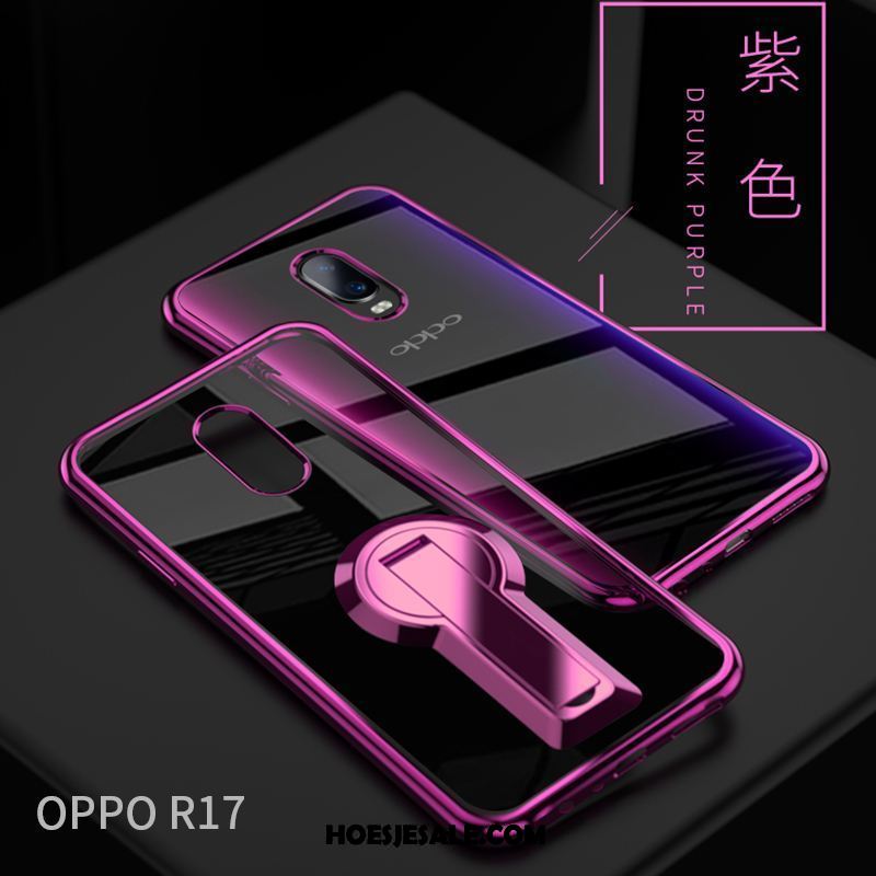 Oppo R17 Hoesje Scheppend Hanger Anti-fall Dun Doorzichtig Goedkoop