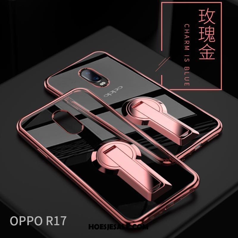 Oppo R17 Hoesje Scheppend Hanger Anti-fall Dun Doorzichtig Goedkoop