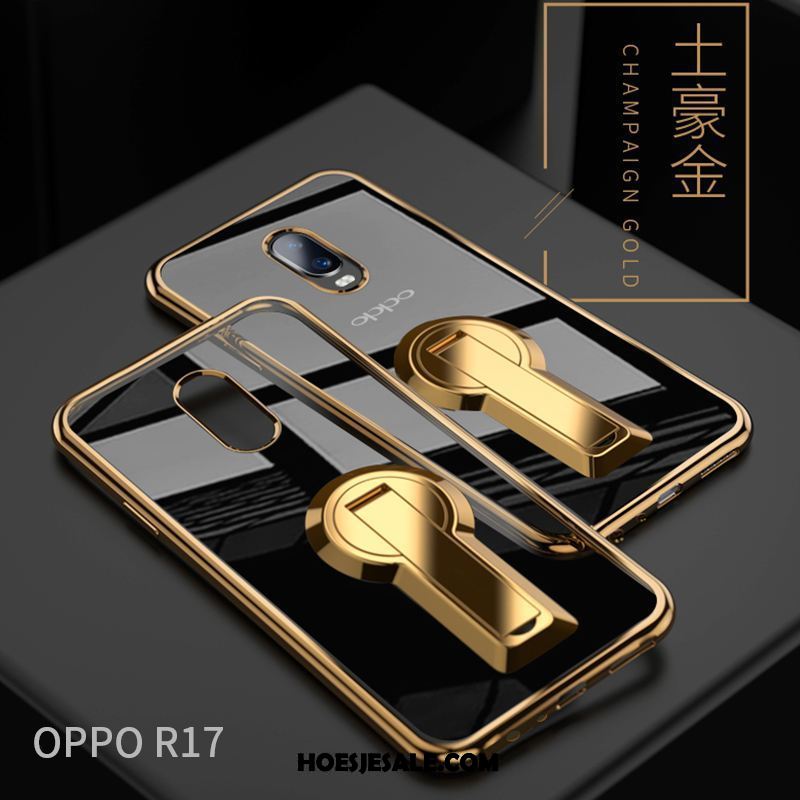 Oppo R17 Hoesje Scheppend Hanger Anti-fall Dun Doorzichtig Goedkoop