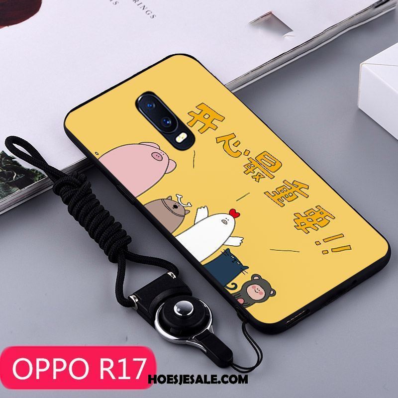 Oppo R17 Hoesje Siliconen Scheppend Hoes Mobiele Telefoon Anti-fall Kopen