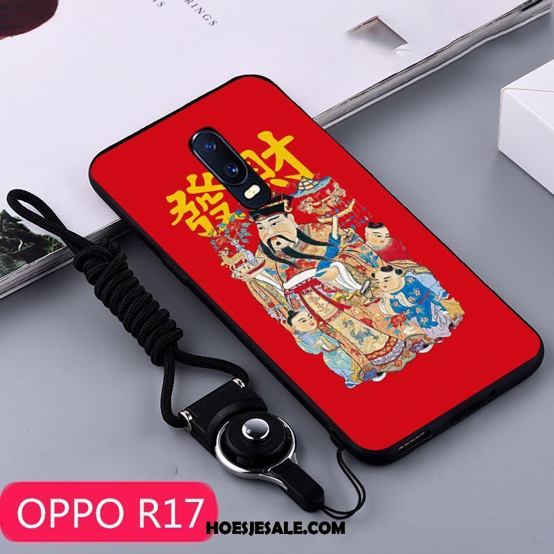 Oppo R17 Hoesje Siliconen Scheppend Hoes Mobiele Telefoon Anti-fall Kopen