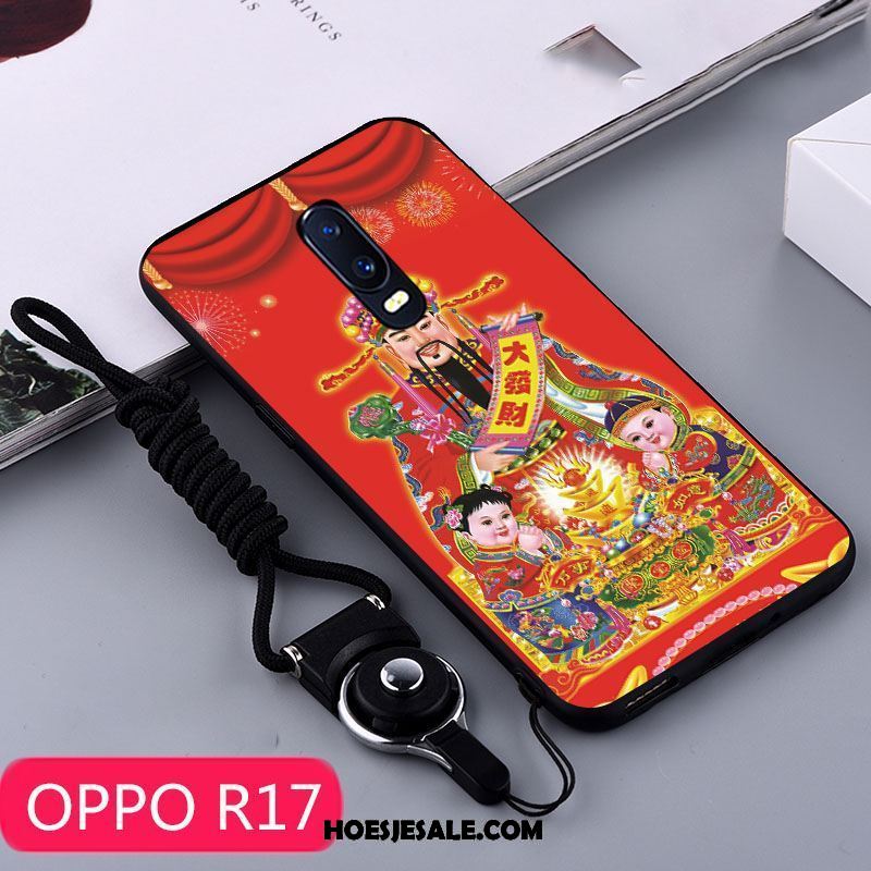 Oppo R17 Hoesje Siliconen Scheppend Hoes Mobiele Telefoon Anti-fall Kopen