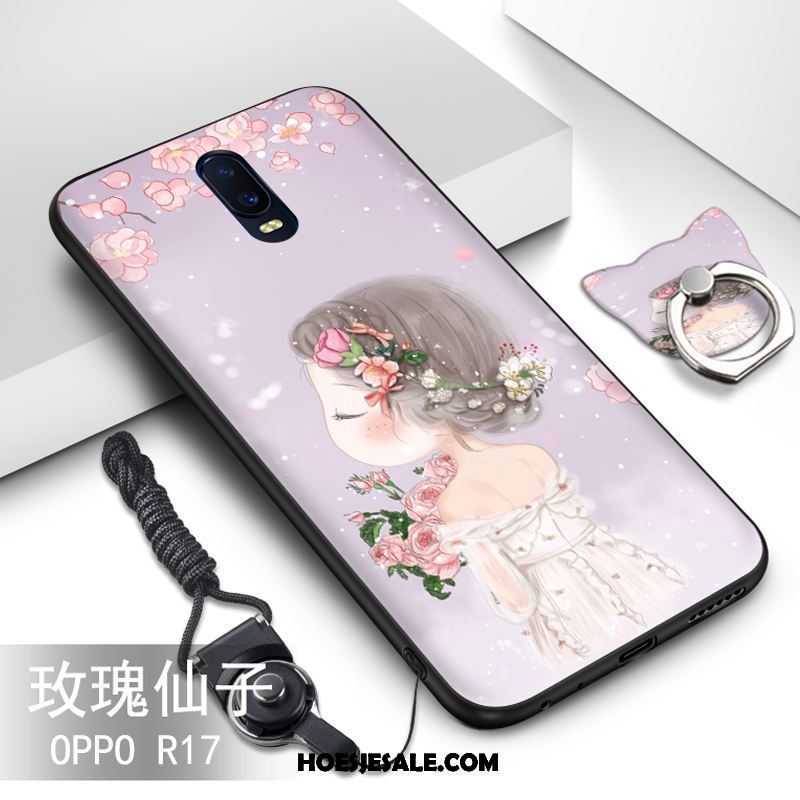 Oppo R17 Hoesje Trend Anti-fall Bescherming Hanger Schrobben Online