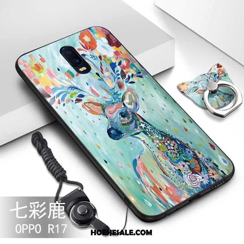 Oppo R17 Hoesje Trend Anti-fall Bescherming Hanger Schrobben Online