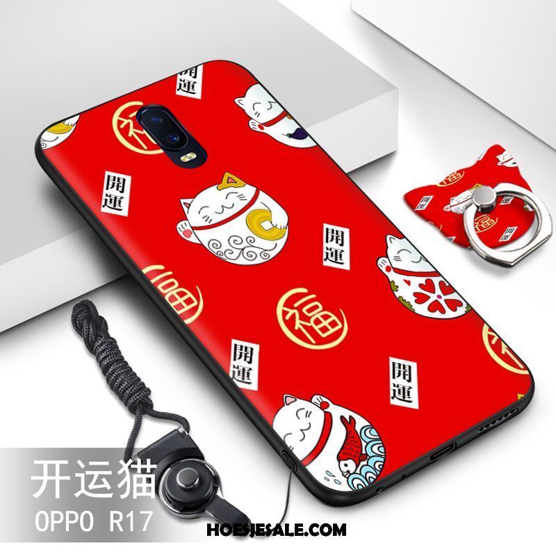 Oppo R17 Hoesje Trend Anti-fall Bescherming Hanger Schrobben Online