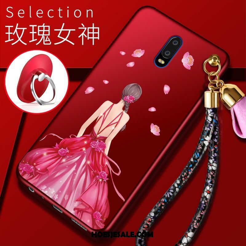 Oppo R17 Hoesje Trend Anti-fall Hoes Rood Mobiele Telefoon Goedkoop