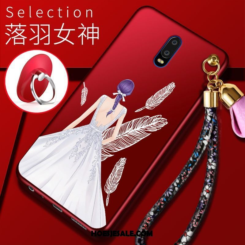 Oppo R17 Hoesje Trend Anti-fall Hoes Rood Mobiele Telefoon Goedkoop