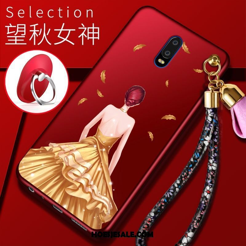 Oppo R17 Hoesje Trend Anti-fall Hoes Rood Mobiele Telefoon Goedkoop