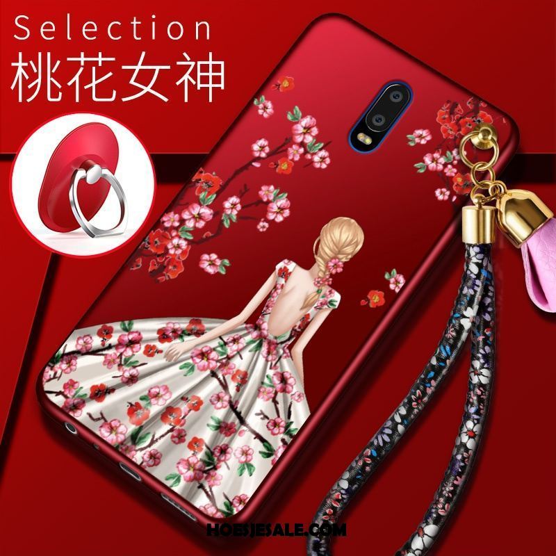 Oppo R17 Hoesje Trend Anti-fall Hoes Rood Mobiele Telefoon Goedkoop