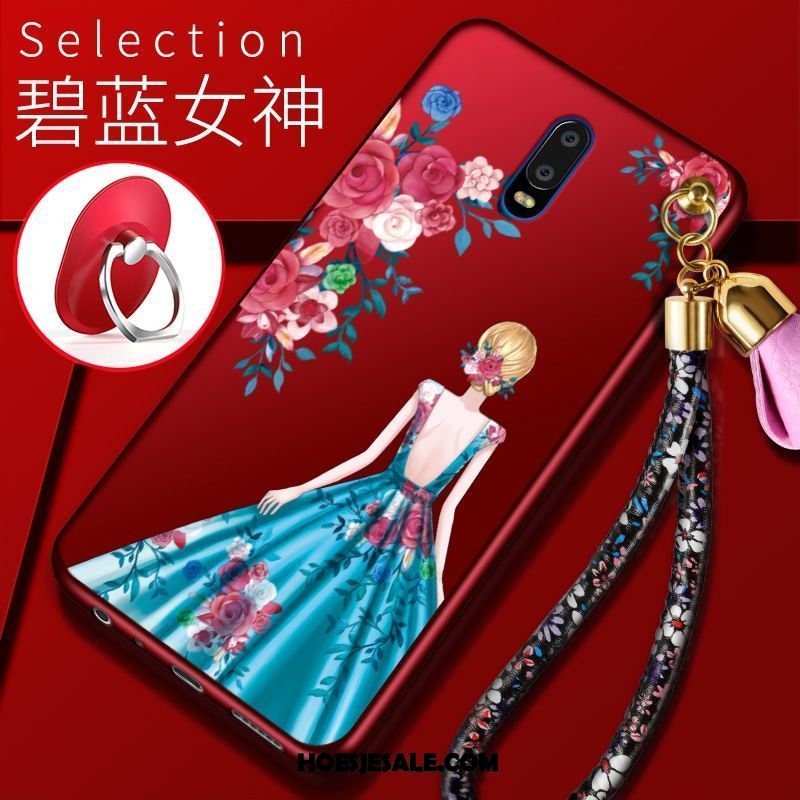 Oppo R17 Hoesje Trend Anti-fall Hoes Rood Mobiele Telefoon Goedkoop