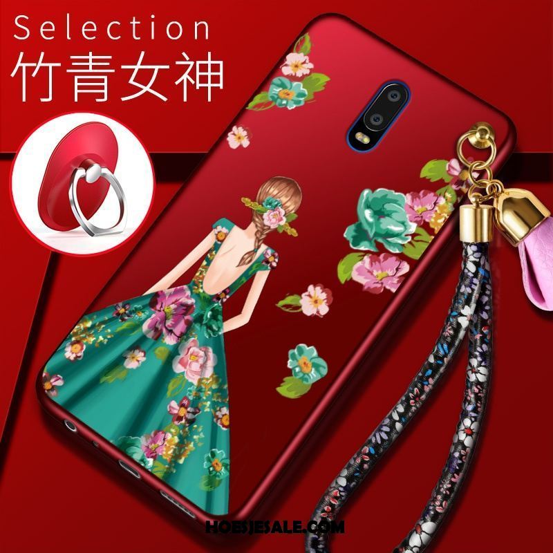 Oppo R17 Hoesje Trend Anti-fall Hoes Rood Mobiele Telefoon Goedkoop