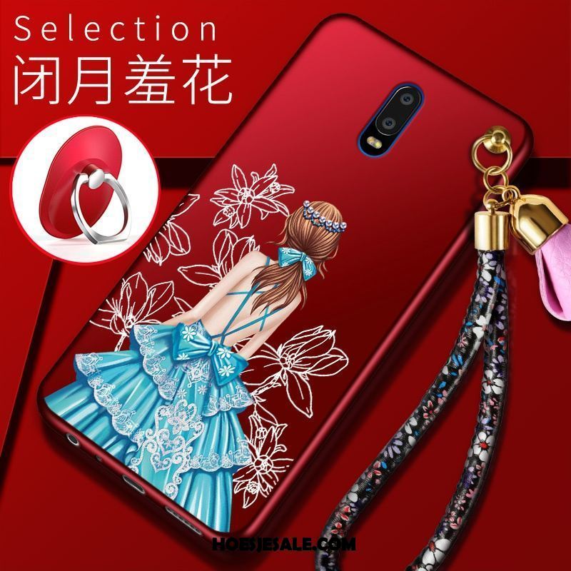 Oppo R17 Hoesje Trend Anti-fall Hoes Rood Mobiele Telefoon Goedkoop