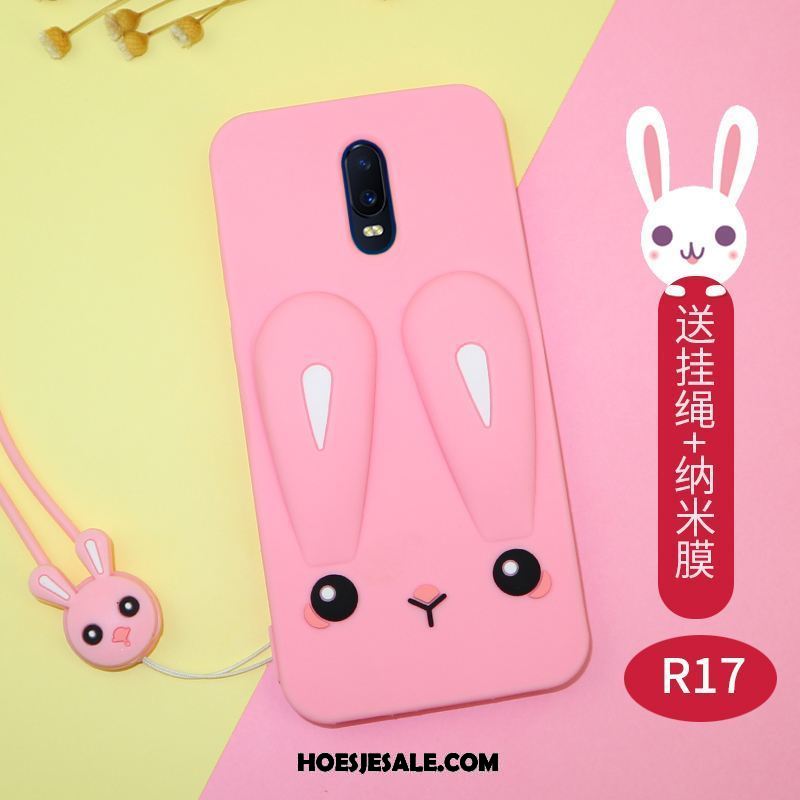 Oppo R17 Hoesje Wind Anti-fall Hanger Roze Persoonlijk Sale