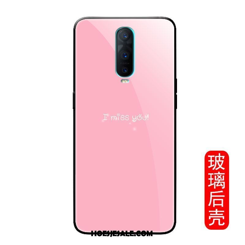 Oppo R17 Pro Hoesje All Inclusive Glas Rood Mobiele Telefoon Trendy Merk Winkel