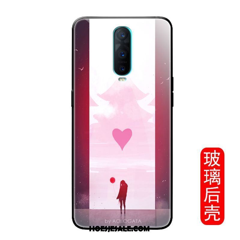 Oppo R17 Pro Hoesje All Inclusive Persoonlijk Roze Lovers Net Red Korting