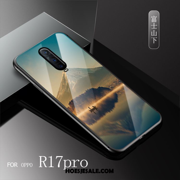 Oppo R17 Pro Hoesje Blauw Scheppend Nieuw Hard Mobiele Telefoon Korting