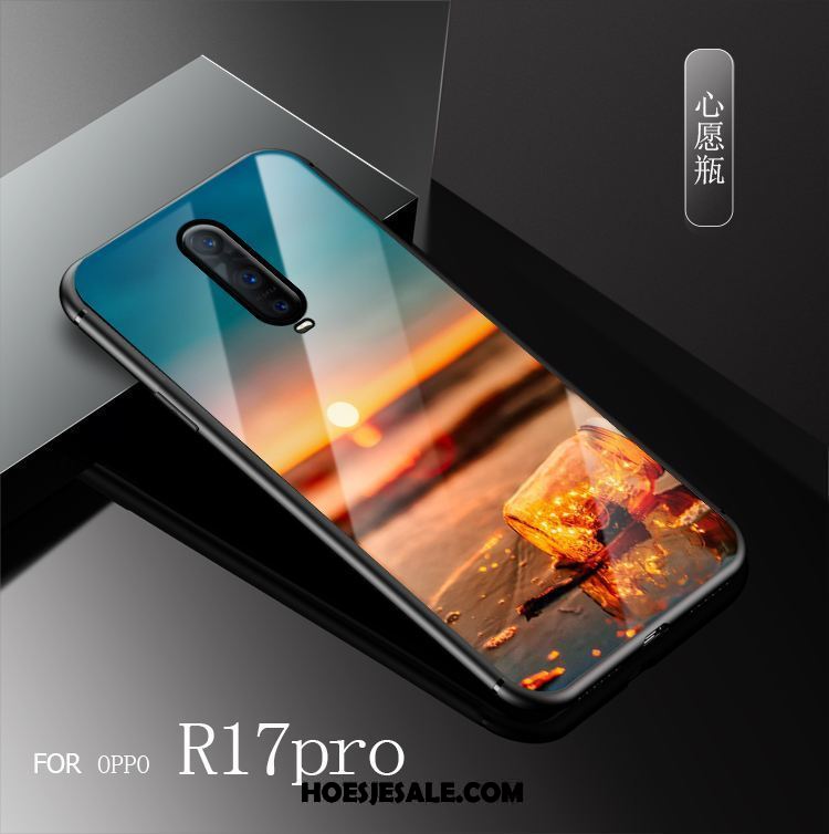 Oppo R17 Pro Hoesje Blauw Scheppend Nieuw Hard Mobiele Telefoon Korting