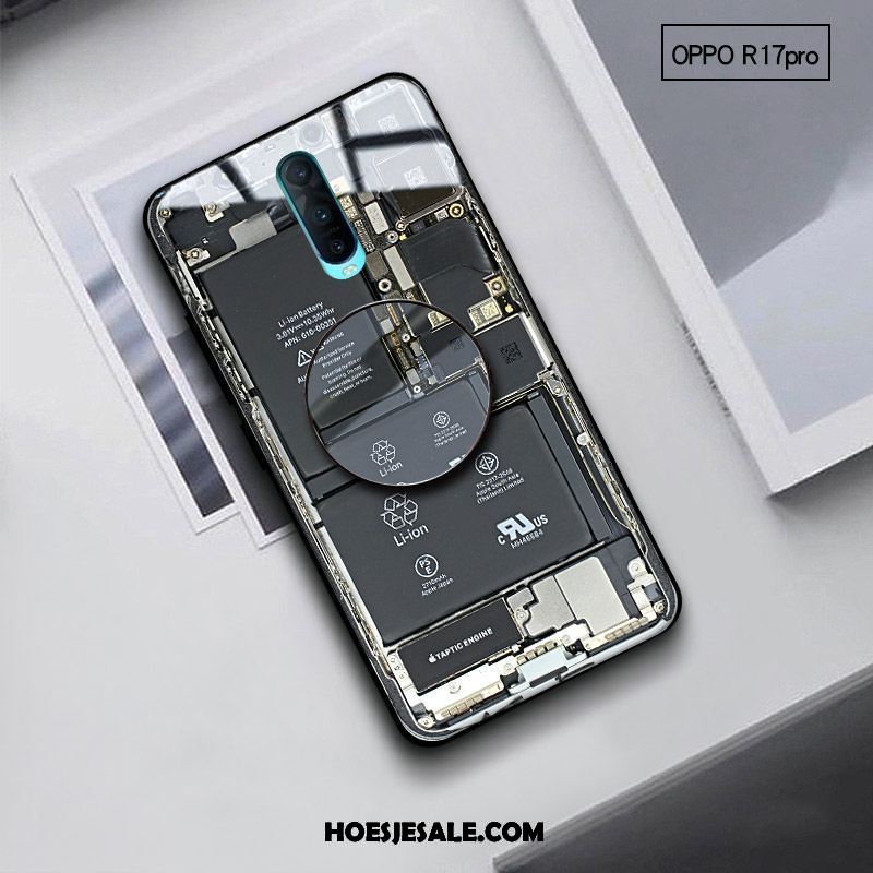 Oppo R17 Pro Hoesje Glas Anti-fall Mobiele Telefoon All Inclusive Hoes Winkel