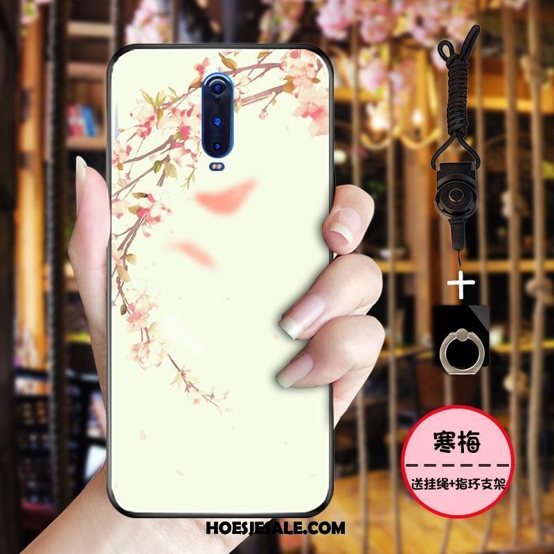 Oppo R17 Pro Hoesje Inkt Eenvoudige Zacht Chinese Stijl Blauw Sale