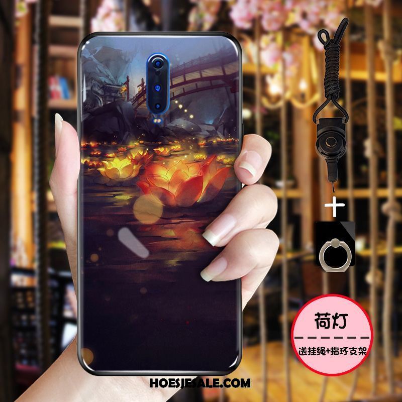 Oppo R17 Pro Hoesje Inkt Eenvoudige Zacht Chinese Stijl Blauw Sale