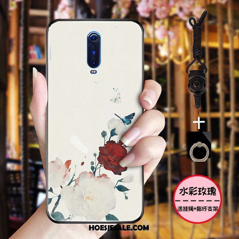 Oppo R17 Pro Hoesje Inkt Eenvoudige Zacht Chinese Stijl Blauw Sale