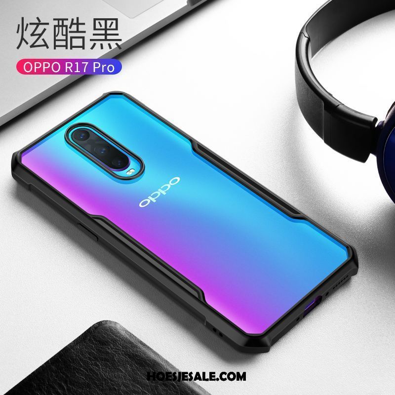 Oppo R17 Pro Hoesje Mobiele Telefoon Glas Scheppend Doorzichtig Lovers Online