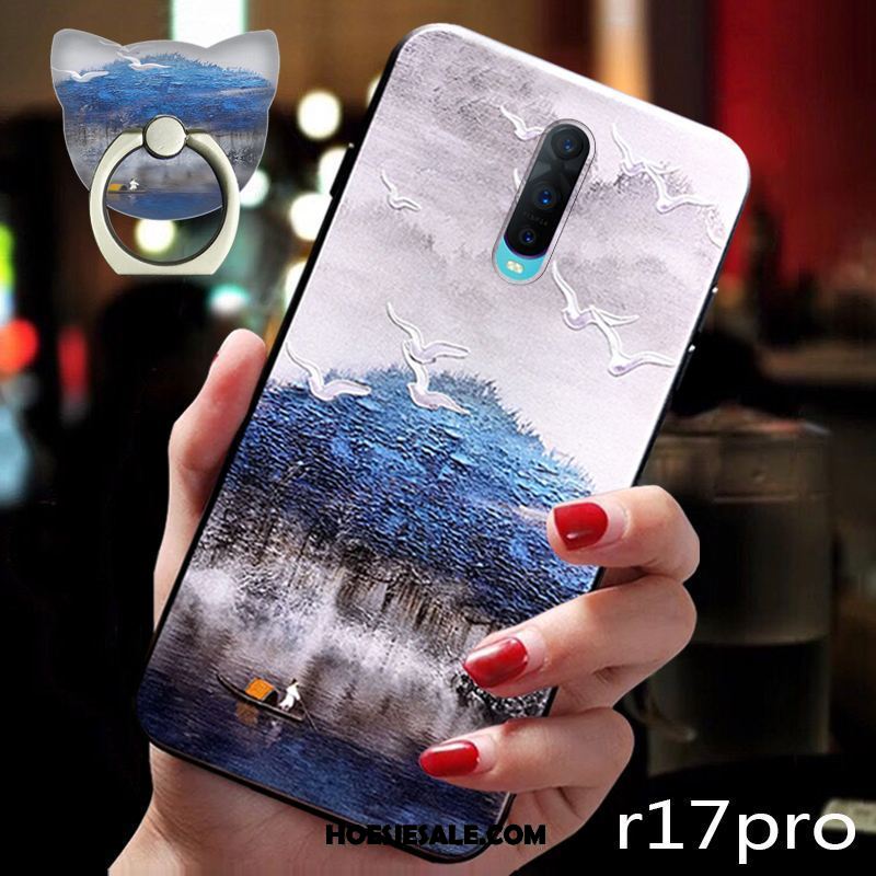 Oppo R17 Pro Hoesje Mobiele Telefoon Lovers Siliconen Hanger Schrobben Kopen