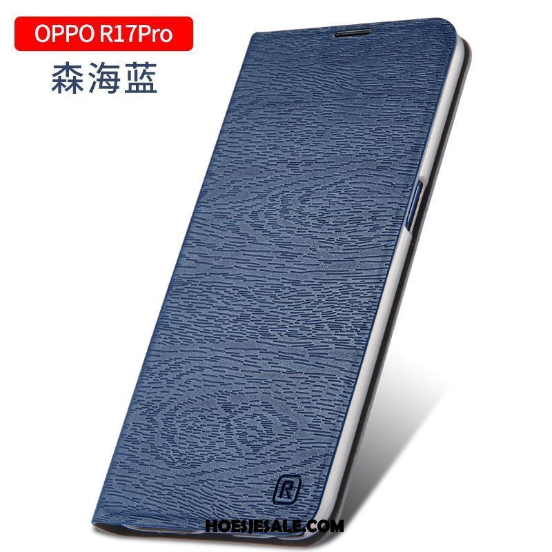 Oppo R17 Pro Hoesje Nieuw Trendy Merk All Inclusive Bescherming Leren Etui