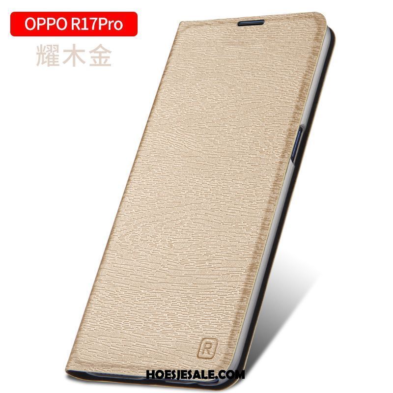 Oppo R17 Pro Hoesje Nieuw Trendy Merk All Inclusive Bescherming Leren Etui