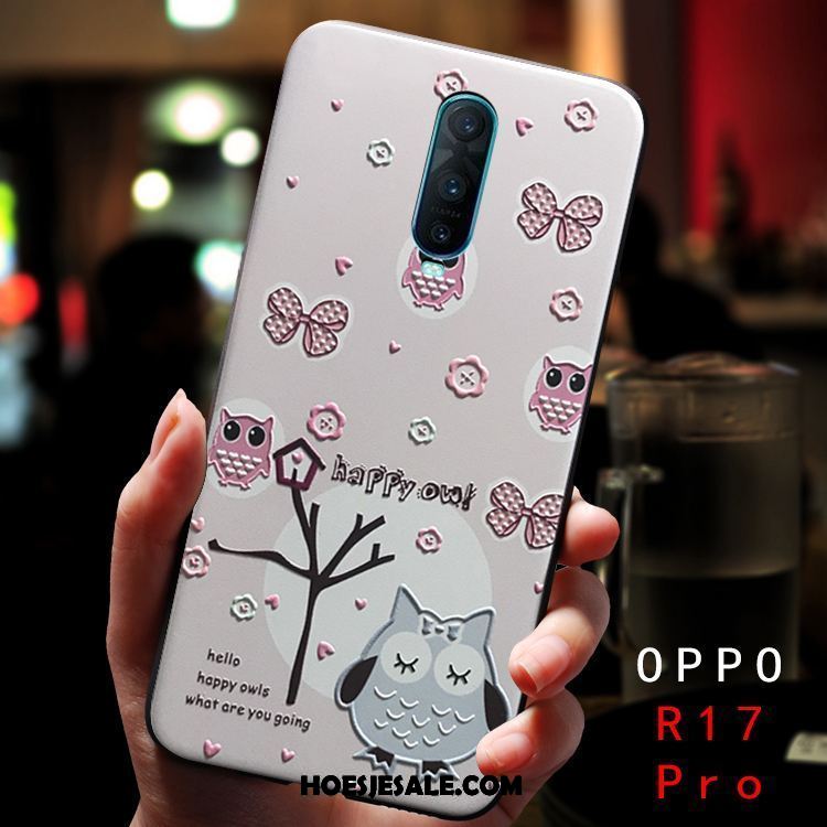 Oppo R17 Pro Hoesje Persoonlijk Schrobben Spotprent Trendy Merk Hoes Sale