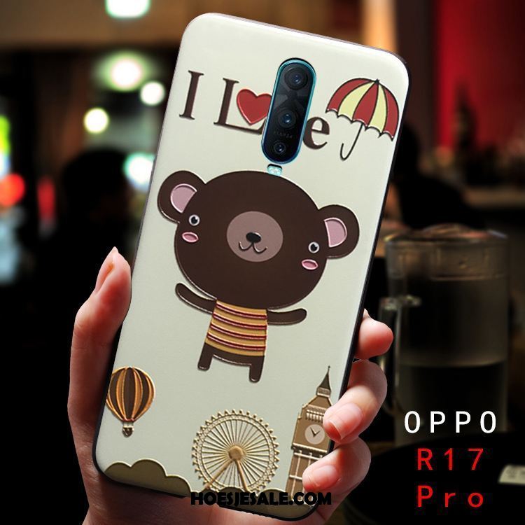 Oppo R17 Pro Hoesje Persoonlijk Schrobben Spotprent Trendy Merk Hoes Sale