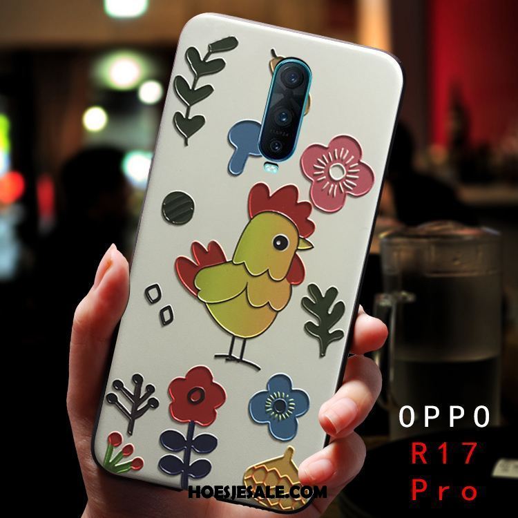 Oppo R17 Pro Hoesje Persoonlijk Schrobben Spotprent Trendy Merk Hoes Sale