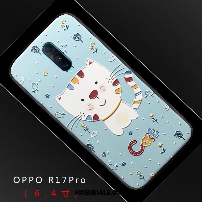 Oppo R17 Pro Hoesje Scheppend Hoes Driedimensionaal Siliconen Anti-fall Korting