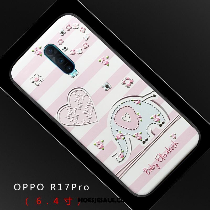 Oppo R17 Pro Hoesje Scheppend Hoes Driedimensionaal Siliconen Anti-fall Korting