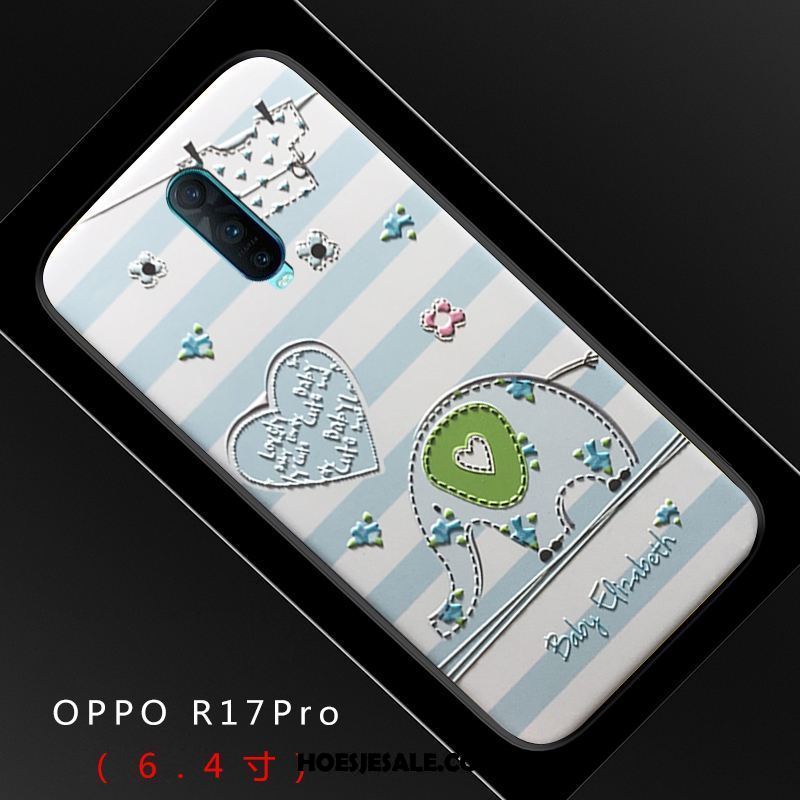 Oppo R17 Pro Hoesje Scheppend Hoes Driedimensionaal Siliconen Anti-fall Korting