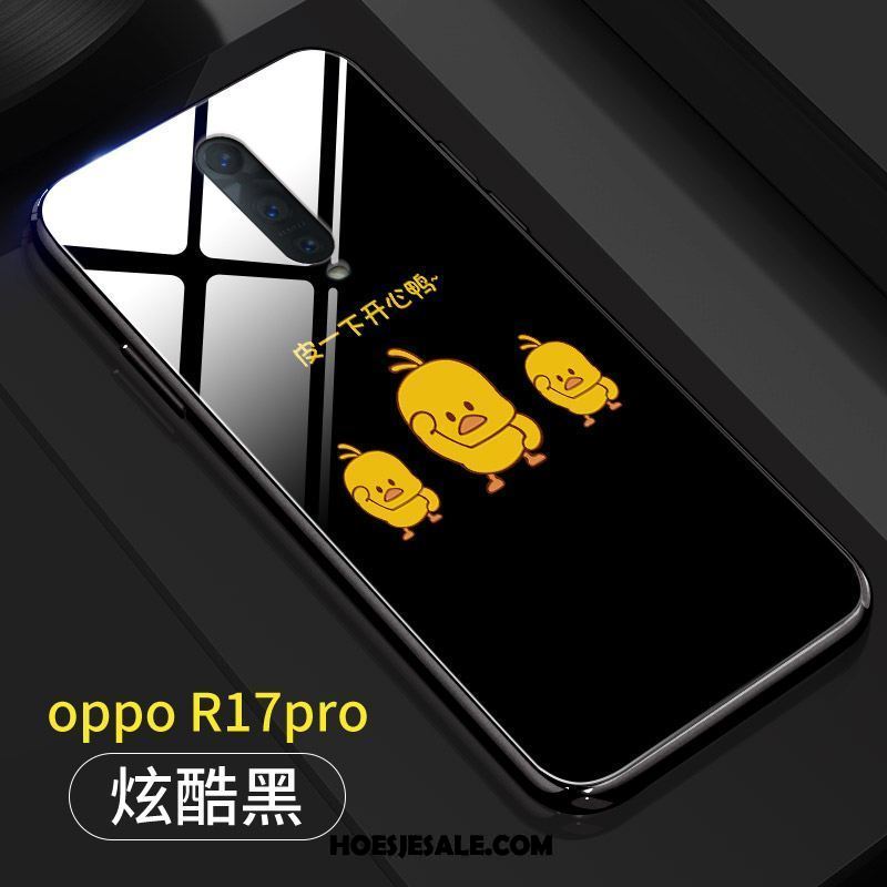 Oppo R17 Pro Hoesje Spotprent Mini Anti-fall Trendy Merk Roze Kopen