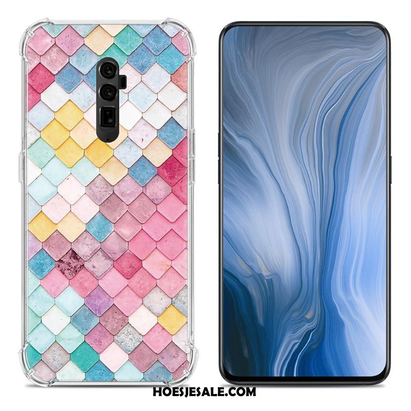 Oppo Reno 10x Zoom Hoesje Hoes Mobiele Telefoon Zacht Anti-fall Roze Online