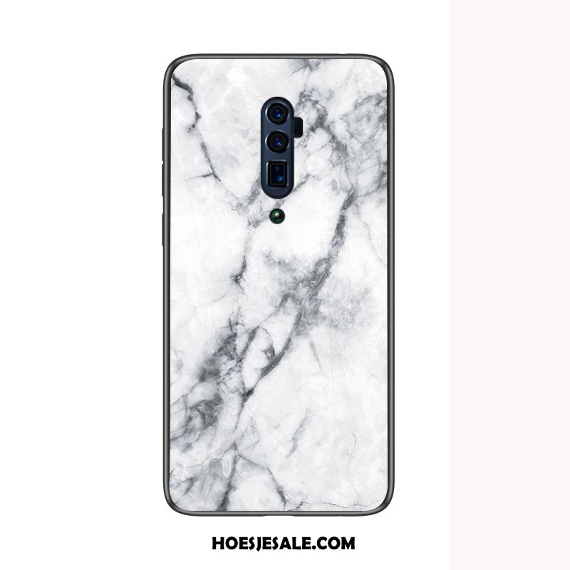 Oppo Reno 10x Zoom Hoesje Skärmskydd Hoes Bescherming Gehard Glas Mobiele Telefoon