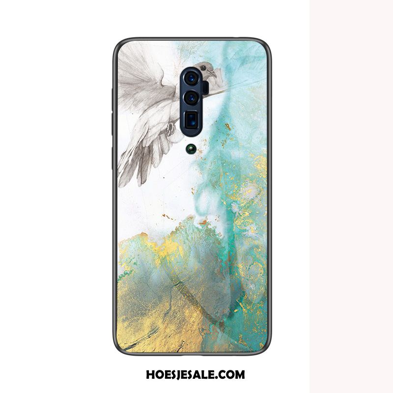 Oppo Reno 10x Zoom Hoesje Skärmskydd Hoes Bescherming Gehard Glas Mobiele Telefoon