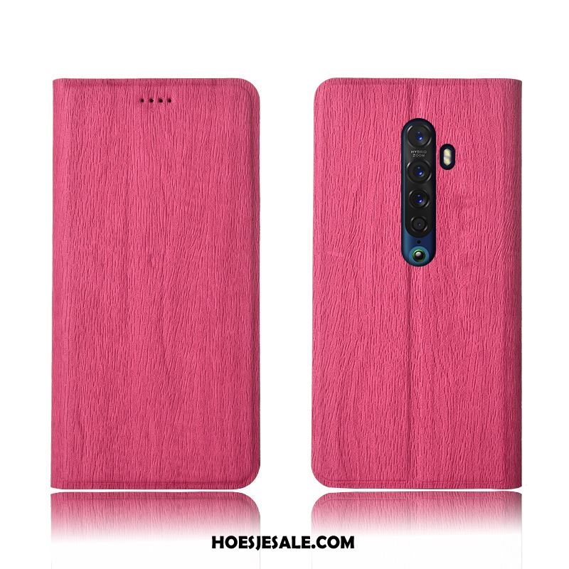 Oppo Reno 2 Hoesje Bescherming All Inclusive Zwart Boom Leren Etui Kopen