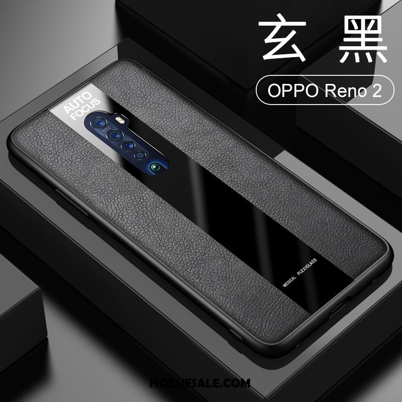 Oppo Reno 2 Hoesje Hoge Leren Etui Mobiele Telefoon All Inclusive Tempereren Online