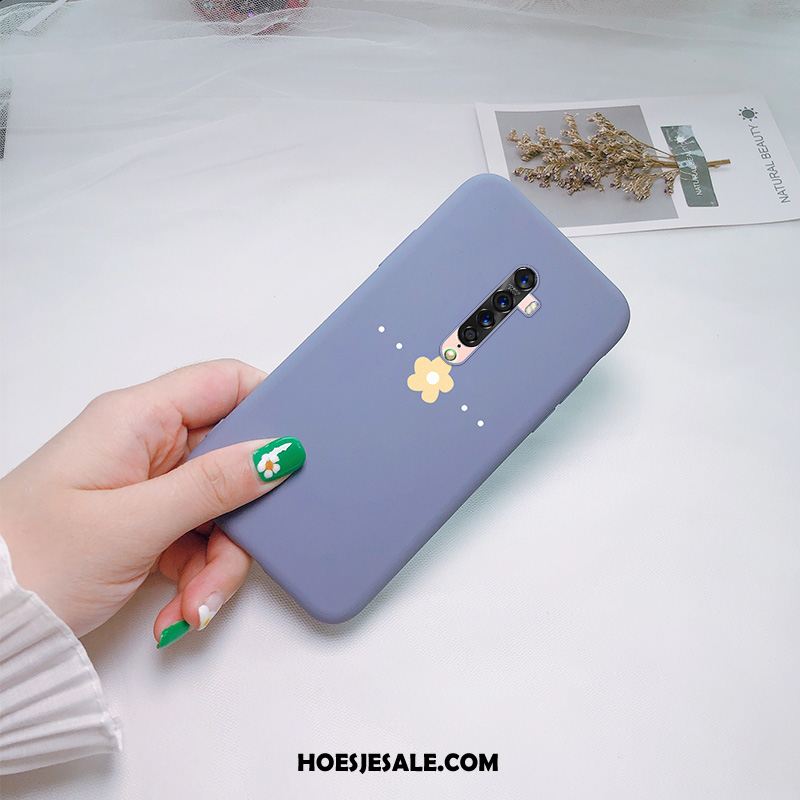 Oppo Reno 2 Hoesje Mobiele Telefoon Bloemen Siliconen Dun Hanger Sale