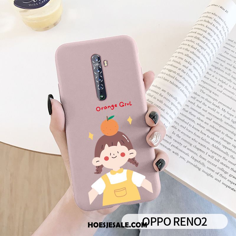 Oppo Reno 2 Hoesje Siliconen Mobiele Telefoon Anti-fall Lovers Hoes