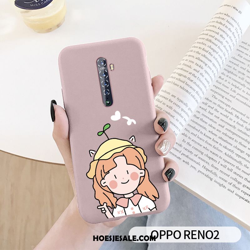 Oppo Reno 2 Hoesje Siliconen Mobiele Telefoon Anti-fall Lovers Hoes